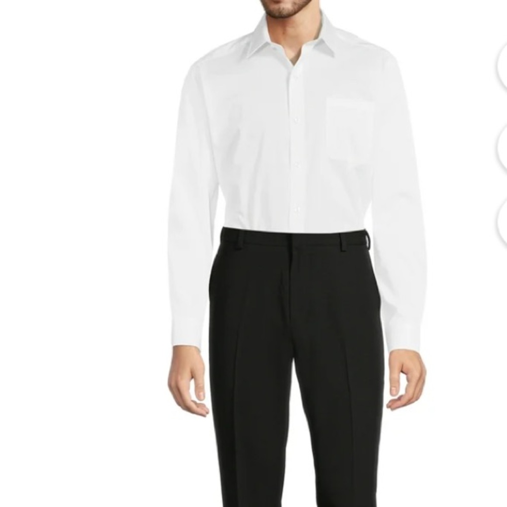 GEORGE Classic Fit Men’s White Dress Shirt | L 42-44